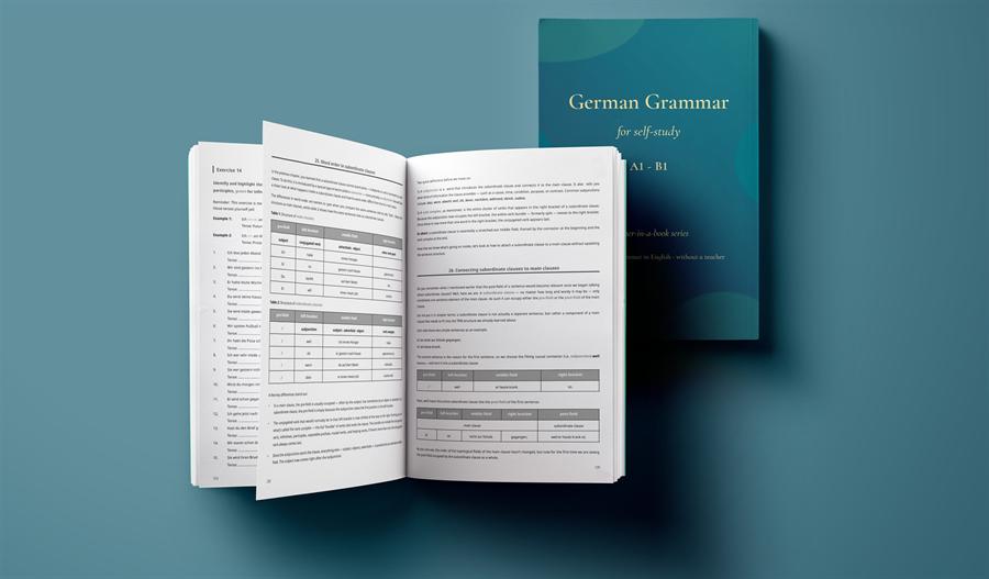 Print edition of the German grammar book